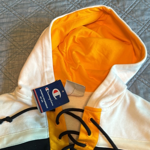 University of Wisconsin Superior UWS Yellowjackets Hooded Sweatshirt Small - Picture 8 of 10